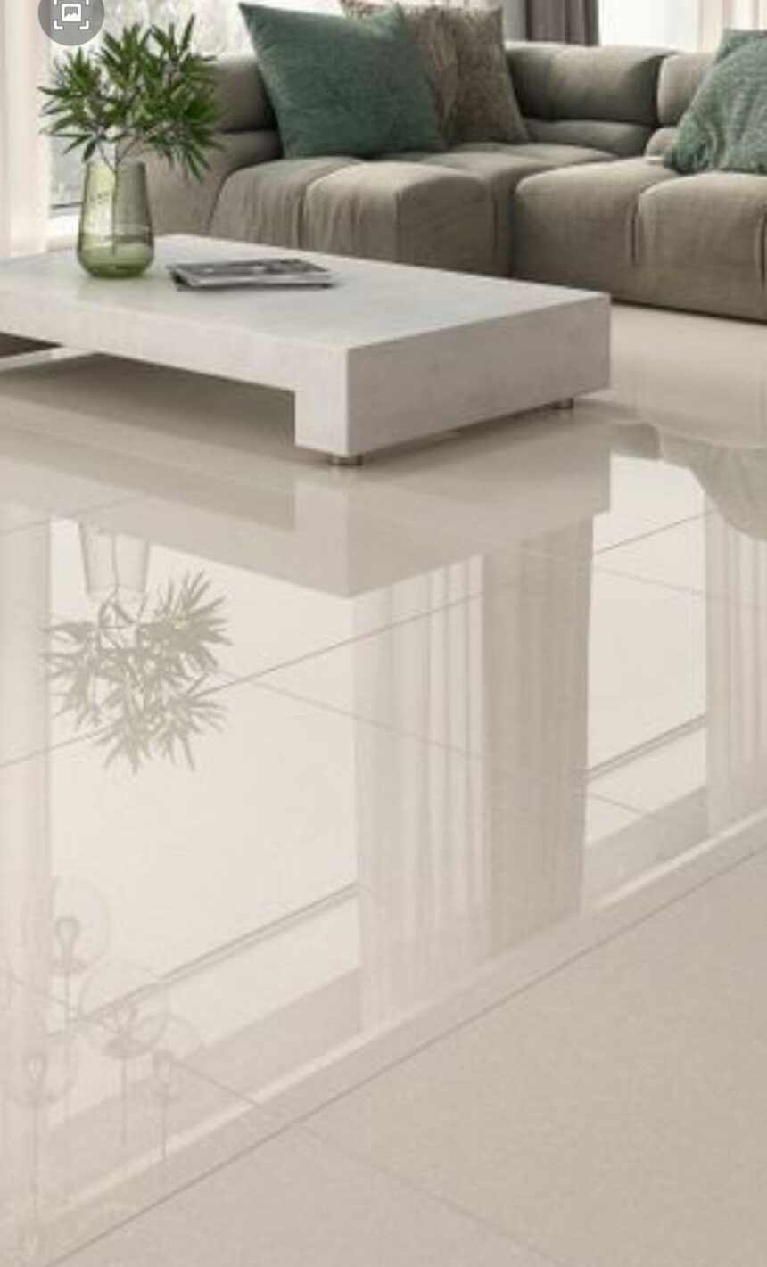 60cmx60cm Nano Tiles - Ivory - Tile and Beyond